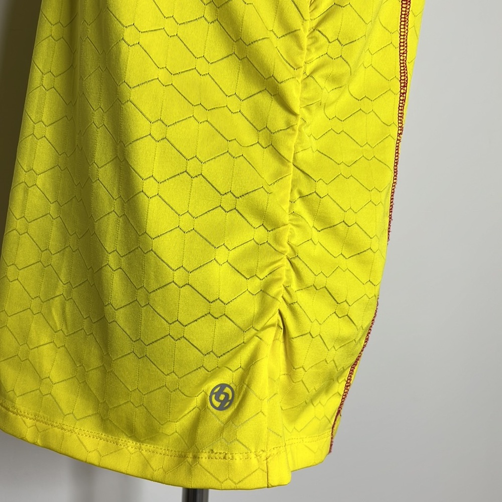 LIJA Bright Yellow Zip Up Tennis/Golf/Athletic Top M - Picture 7 of 7
